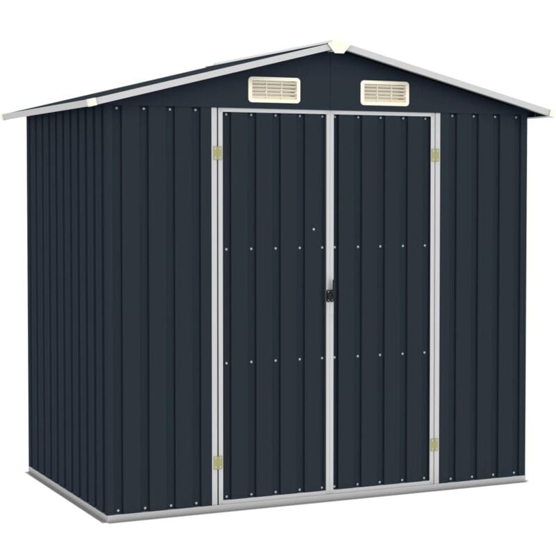 Cobertizo de jardín acero galvanizado antracita 205x129x183 cm - Antracita - Vidaxl
Cobertizo de jardín acero galvanizado antracita 205x129x183 cm - Antracita - Vidaxl