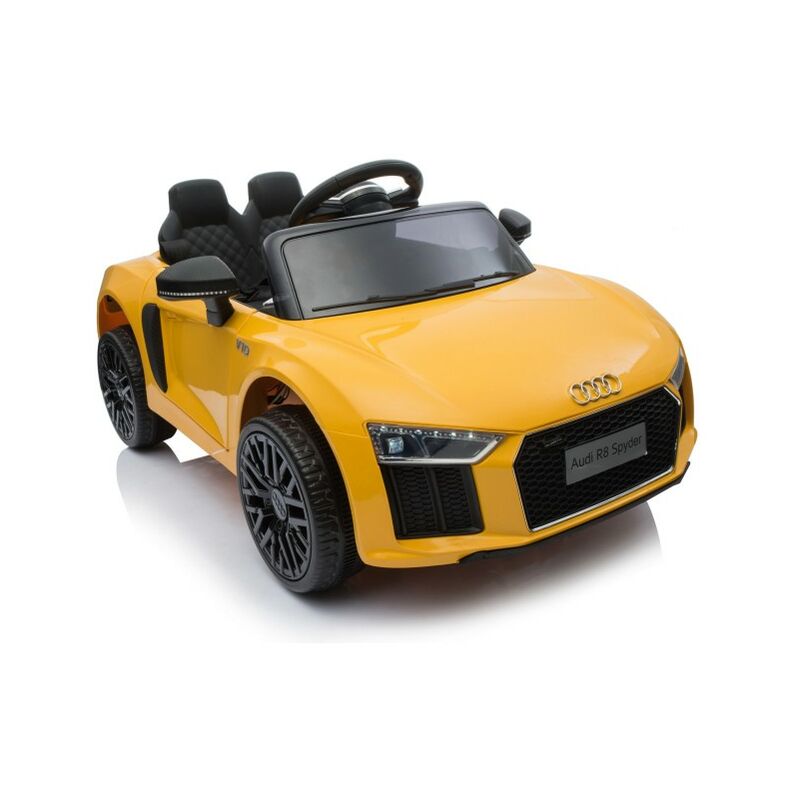 Coche eléctrico R8 Spyder (2x35W) 100 x 59 x 44 cm - con sistema de o, focos, cinturon y mando parental - Amarillo - Audi
Coche eléctrico R8 Spyder (2x35W) 100 x 59 x 44 cm - con sistema de o, focos, cinturon y mando parental - Amarillo - Audi