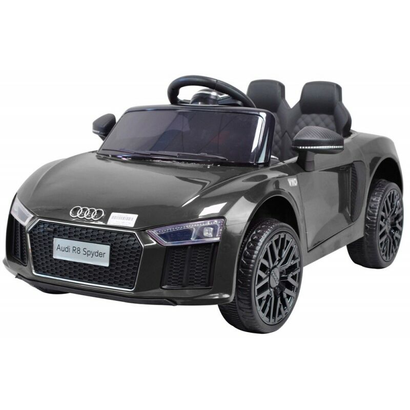 Coche eléctrico R8 Spyder (2x35W) 100 x 59 x 44 cm - con sistema de o, focos, cinturon y mando parental - Negro - Audi
Coche eléctrico R8 Spyder (2x35W) 100 x 59 x 44 cm - con sistema de o, focos, cinturon y mando parental - Negro - Audi
