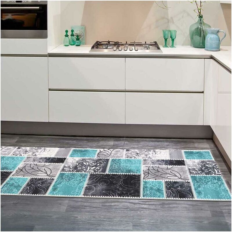Cocina alfombra 67x180 cm rectangular azul de la vendimia de cocina adecuado para calefacción por suelo radiante - Bleu
Cocina alfombra 67x180 cm rectangular azul de la vendimia de cocina adecuado para calefacción por suelo radiante - Bleu