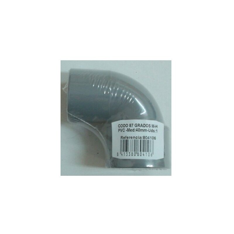 Codo Evacuacion M-H 87º 40Mm Pvc S M 
Codo Evacuacion M-H 87º 40Mm Pvc S M