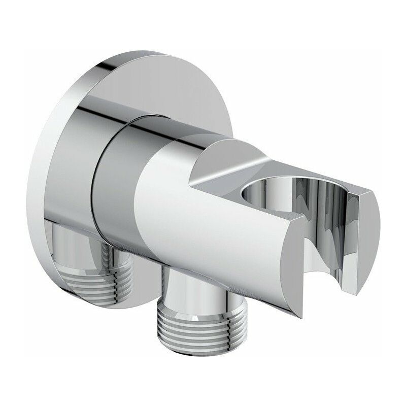 Codo de conexión a pared RAIN con soporte de ducha redondo cromado STANDARD - Ideal
Codo de conexión a pared RAIN con soporte de ducha redondo cromado STANDARD - Ideal