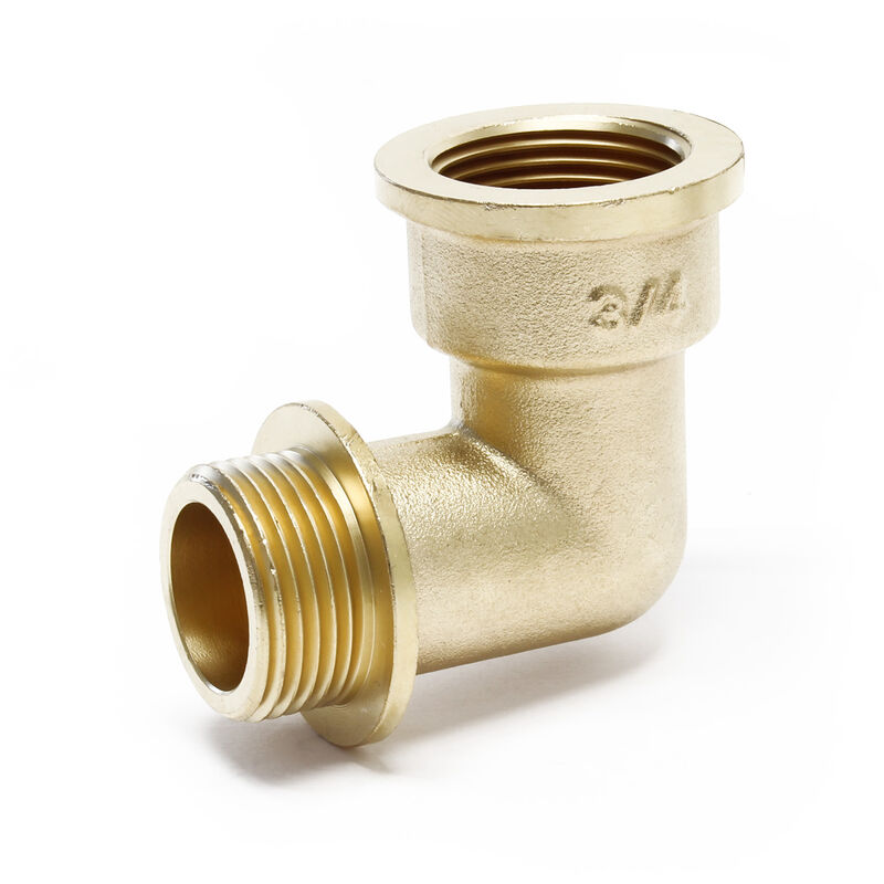 Codo de latón 90° con macho 26,44mm (3/4') y hembra 24,66mm (3/4') para la conexión de tuberías
Codo de latón 90° con macho 26,44mm (3/4') y hembra 24,66mm (3/4') para la conexión de tuberías