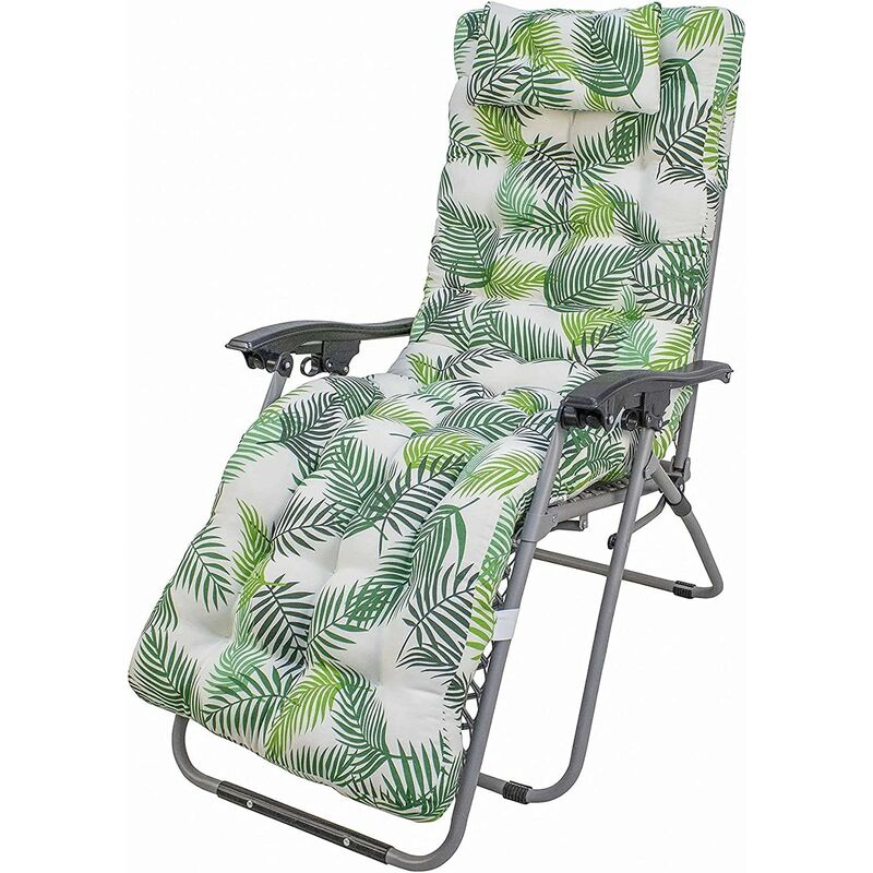 Cojín cómodo, antideslizante y suave para tumbonas de interior y exterior. Tamaño: 180x50x10cm. (Hoja de palmera)
Cojín cómodo, antideslizante y suave para tumbonas de interior y exterior. Tamaño: 180x50x10cm. (Hoja de palmera)