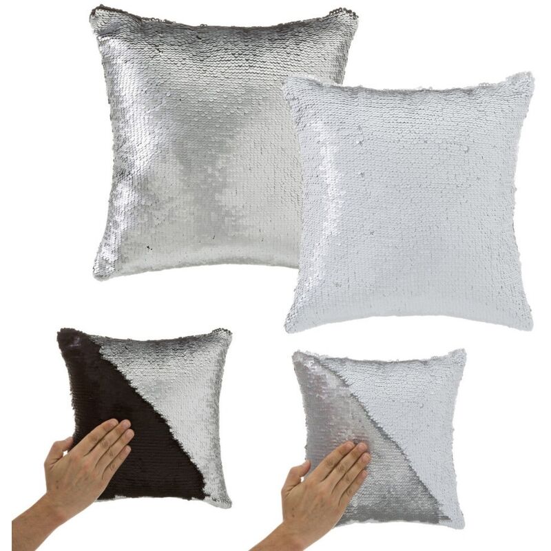 Cojín de sofá plateado minimalista de lentejuelas de 30x30 cm. Compra mínima 2 unid
Cojín de sofá plateado minimalista de lentejuelas de 30x30 cm. Compra mínima 2 unid