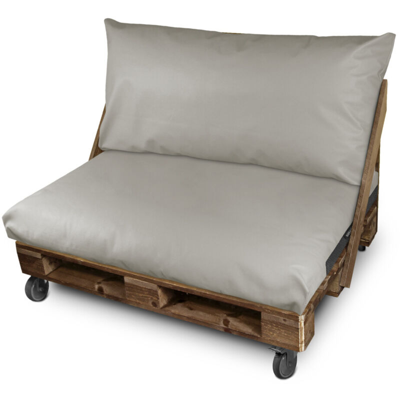 Cojín para palets Polipiel Exterior Gris Claro Set: Asiento 1 (120x80x20) + Respaldo 1 (120x45x20) Gris Claro
Cojín para palets Polipiel Exterior Gris Claro Set: Asiento 1 (120x80x20) + Respaldo 1 (120x45x20) Gris Claro