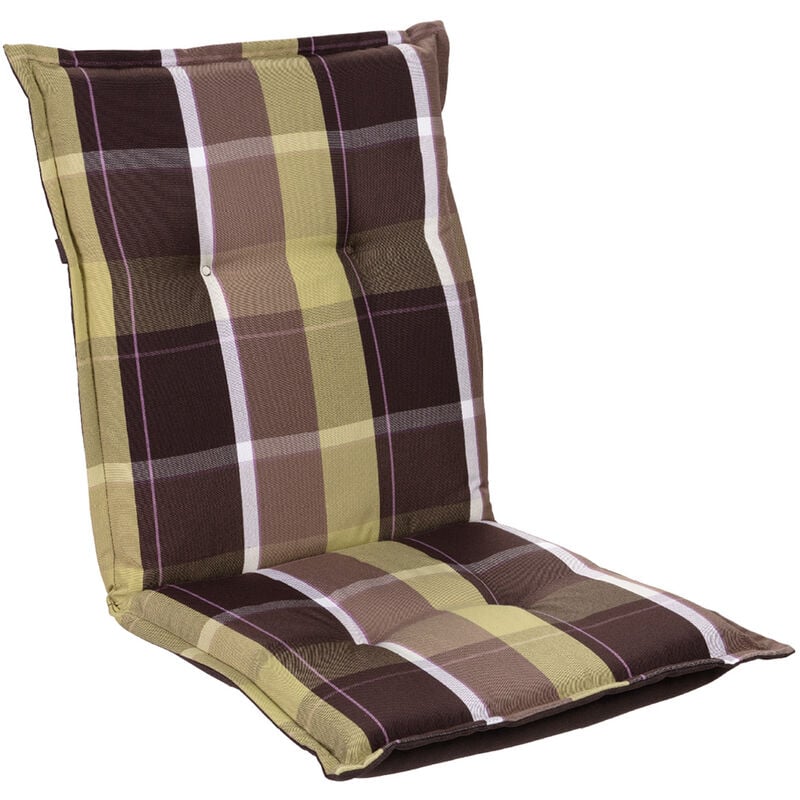 Blumfeldt - Cojín Prato funda de sillón de jardín de respaldo bajo poliéster 50x100x8cm