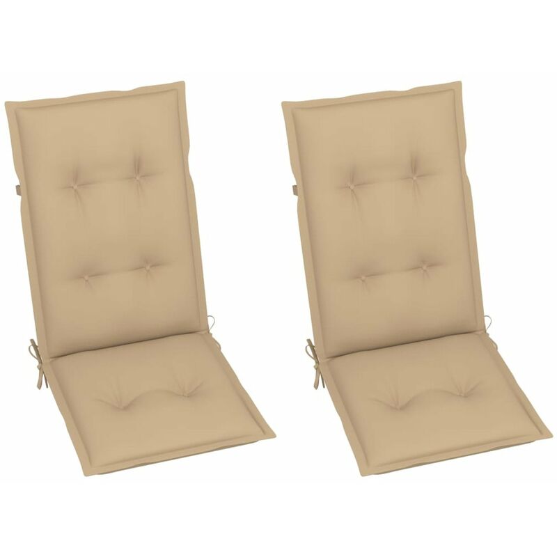 Cojines para sillas de jardin 2 uds beige 120x50x7 cm
Cojines para sillas de jardin 2 uds beige 120x50x7 cm