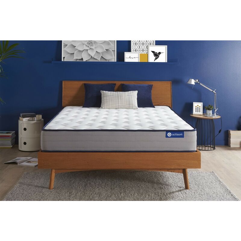 Colchón Actiflex form 200x200cm, Grosor: 22 cm, Muelles ensacados y espuma viscoelástica, Firme, 3 zonas de confort
Colchón Actiflex form 200x200cm, Grosor: 22 cm, Muelles ensacados y espuma viscoelástica, Firme, 3 zonas de confort