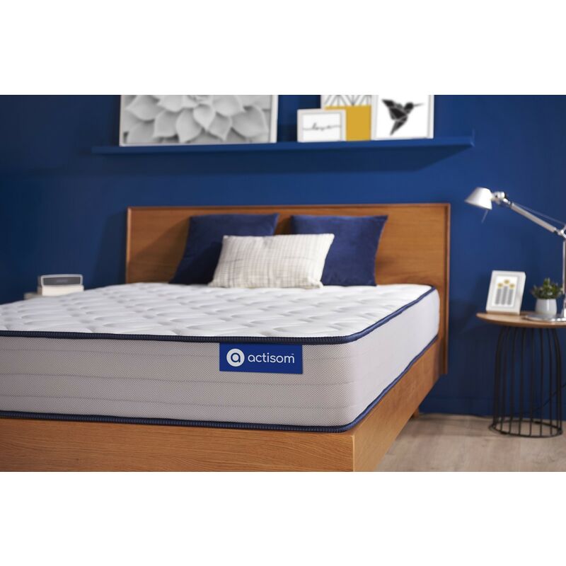 Colchón Actiflex form 90x200cm, Grosor: 22 cm, Muelles ensacados y espuma viscoelástica, Firme, 3 zonas de confort
Colchón Actiflex form 90x200cm, Grosor: 22 cm, Muelles ensacados y espuma viscoelástica, Firme, 3 zonas de confort