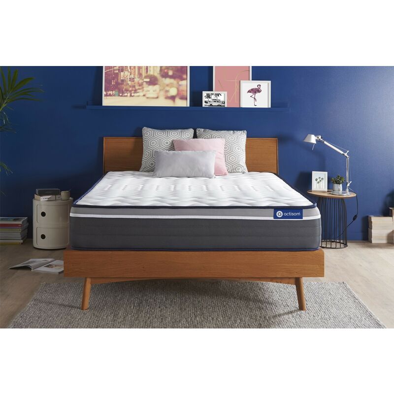 Colchón Actiflex plus 200x200cm, Grosor: 26 cm, Muelles ensacados y espuma viscoelástica, Muy firme, 7 zonas de confort
Colchón Actiflex plus 200x200cm, Grosor: 26 cm, Muelles ensacados y espuma viscoelástica, Muy firme, 7 zonas de confort