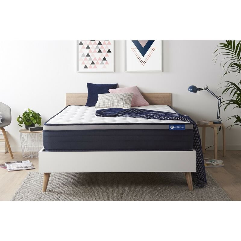 Colchón Actilatex max 200x200cm, Grosor: 26 cm, Látex y espuma viscoelástica, Firme, 7 zonas de confort
Colchón Actilatex max 200x200cm, Grosor: 26 cm, Látex y espuma viscoelástica, Firme, 7 zonas de confort