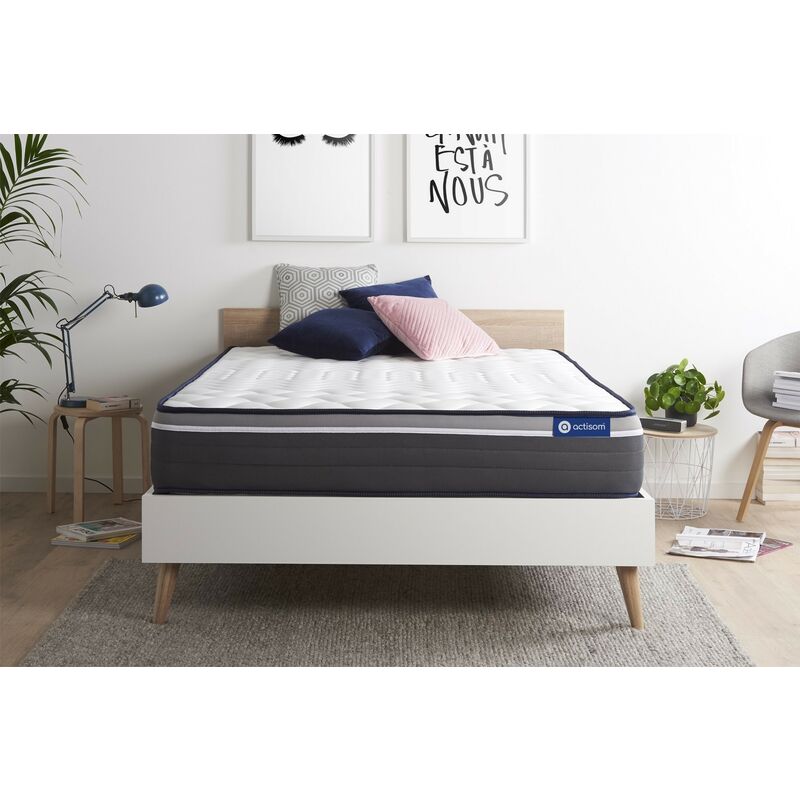 Colchón Actilatex plus 160x200cm, Grosor: 26 cm, Látex y espuma viscoelástica, Muy firme, 7 zonas de confort
Colchón Actilatex plus 160x200cm, Grosor: 26 cm, Látex y espuma viscoelástica, Muy firme, 7 zonas de confort