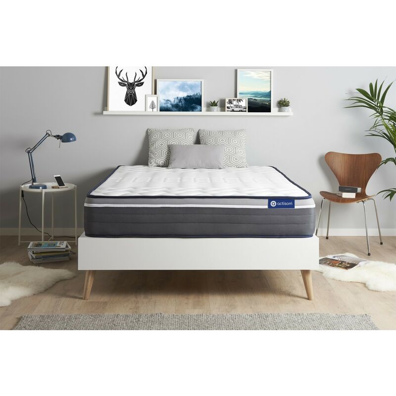 Colchón Actimemo plus 140x190cm, Grosor: 26 cm, Espuma viscoelástica, Muy firme, 7 zonas de confort
Colchón Actimemo plus 140x190cm, Grosor: 26 cm, Espuma viscoelástica, Muy firme, 7 zonas de confort