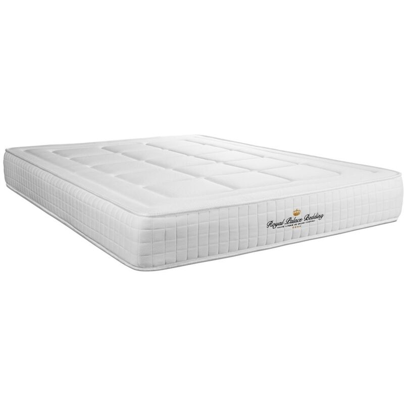Royal Palace Bedding - Colchón Balmoral 150 x 190 cm, Grosor: 24 cm, Espuma viscoelástica, Firme, 3 zonas de confort
Royal Palace Bedding - Colchón Balmoral 150 x 190 cm, Grosor: 24 cm, Espuma viscoelástica, Firme, 3 zonas de confort