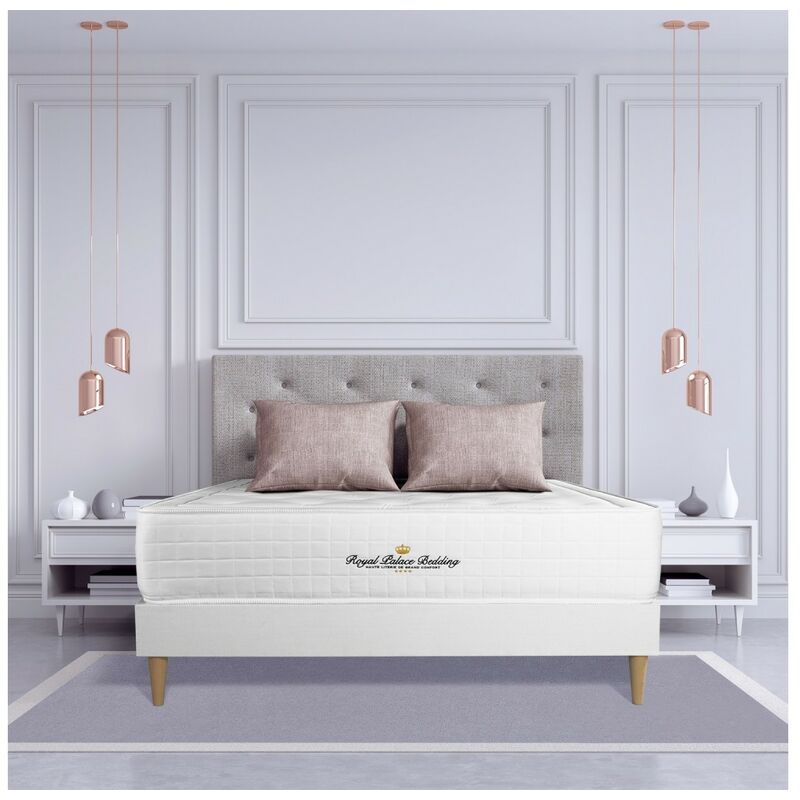 Royal Palace Bedding - Colchón Buckingham 180 x 200 cm, Grosor: 30 cm, Espuma viscoelástica, Equilibrado, 7 zonas de confort
Royal Palace Bedding - Colchón Buckingham 180 x 200 cm, Grosor: 30 cm, Espuma viscoelástica, Equilibrado, 7 zonas de confort