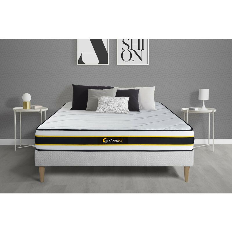 Sleepfit - Colchón FLEXY 150x190cm, Grosor: 22 cm, Muelles ensacados y espuma viscoelástica, Firme, 3 zonas de confort
Sleepfit - Colchón FLEXY 150x190cm, Grosor: 22 cm, Muelles ensacados y espuma viscoelástica, Firme, 3 zonas de confort