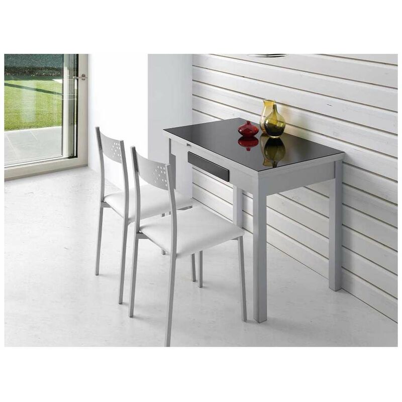 MESA DE COCINA EXTENSIBLE ACABADA EN VARIOS COLORES PRISMA 100/160 X 60 X 76 cm (largo x ancho x alto) Color NEGRO
MESA DE COCINA EXTENSIBLE ACABADA EN VARIOS COLORES PRISMA 100/160 X 60 X 76 cm (largo x ancho x alto) Color NEGRO
