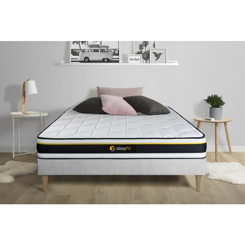 Colchón SOFT 130x200cm, Grosor: 19 cm, Espuma de alta densidad con células micro-air, Muy firme, 3 zonas de confort 
Colchón SOFT 130x200cm, Grosor: 19 cm, Espuma de alta densidad con células micro-air, Muy firme, 3 zonas de confort