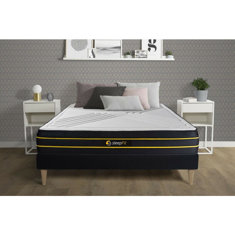 Colchón ULTRA 160x200cm, Grosor: 26 cm, Espuma viscoelástica y micromuelles ensacados , Equilibrado, 7 zonas de confort
Colchón ULTRA 160x200cm, Grosor: 26 cm, Espuma viscoelástica y micromuelles ensacados , Equilibrado, 7 zonas de confort