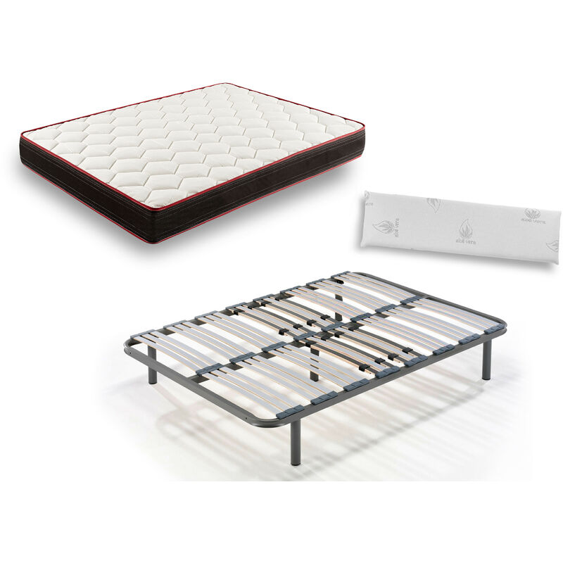 Colchon viscoelastico reversible MEMORY FRESH 3D + SOMIER multilaminas CON PATAS DE 32CM + Almohada 100% vicoelastica 135x190cm
Colchon viscoelastico reversible MEMORY FRESH 3D + SOMIER multilaminas CON PATAS DE 32CM + Almohada 100% vicoelastica 135x190cm