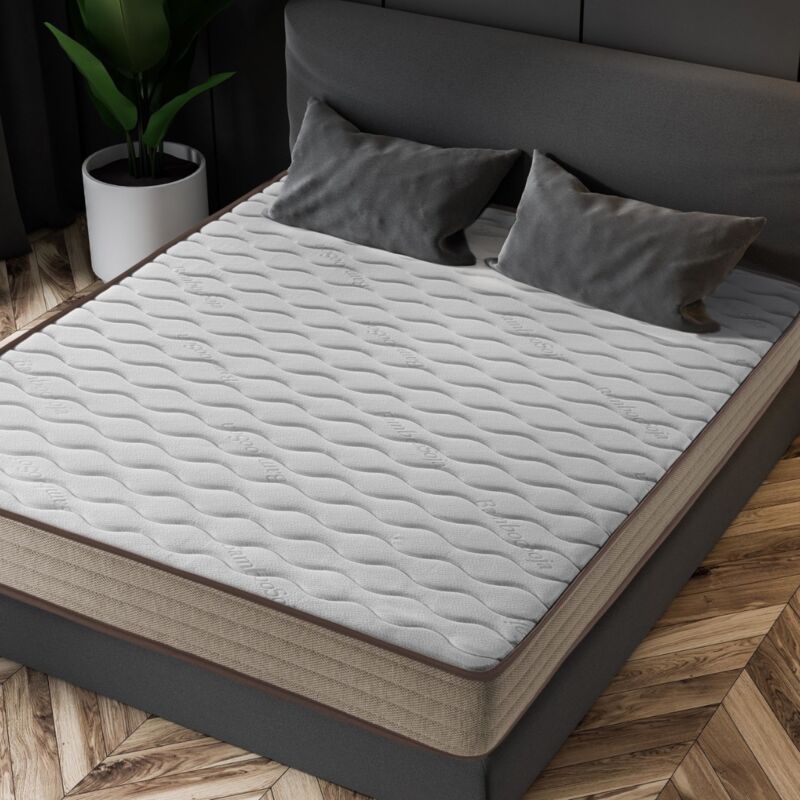 Colchón Viscoelástico Terapia Bambú 180x190 - Tejidos alta calidad certificados Sanitized® y Oeko-Tex® - Beige y marrón
Colchón Viscoelástico Terapia Bambú 180x190 - Tejidos alta calidad certificados Sanitized® y Oeko-Tex® - Beige y marrón