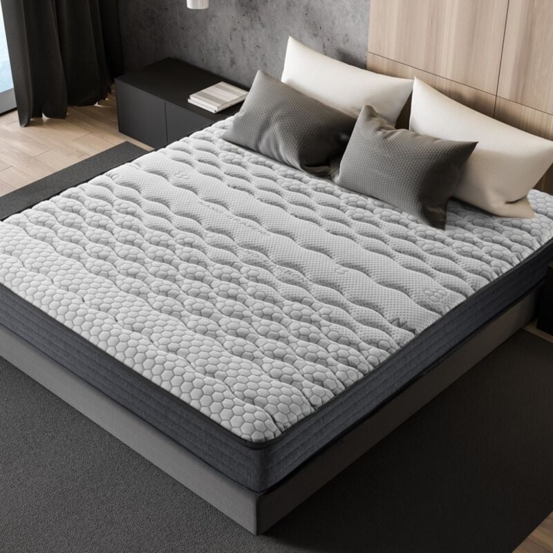 Colchón Viscoelástico 25 cm Fitness Sport Termorregulable - Máxima Relajación y Confort 180X200 - Blanco y gris
Colchón Viscoelástico 25 cm Fitness Sport Termorregulable - Máxima Relajación y Confort 180X200 - Blanco y gris