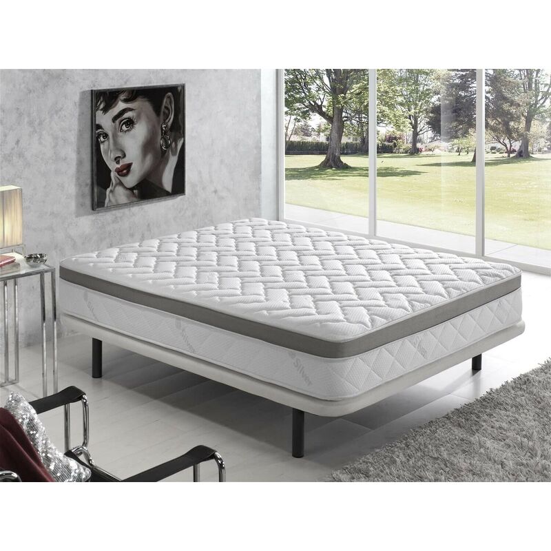 Colchón 150x190 cmViscoPremium - Grosor 25cm - Espumación viscoelástica - Firmeza excelente
Colchón 150x190 cmViscoPremium - Grosor 25cm - Espumación viscoelástica - Firmeza excelente