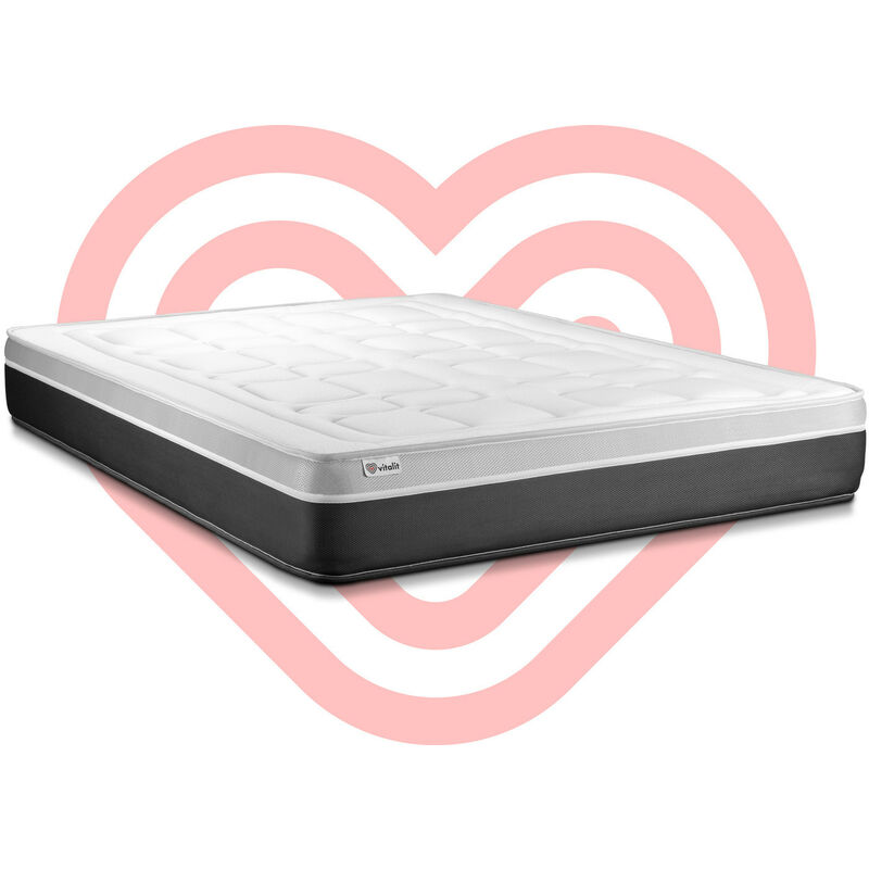 Colchón VITAL SOFT 160 x 200 cm, grosor : 26 cm, Espuma viscoelástica, 7 zonas de confort
Colchón VITAL SOFT 160 x 200 cm, grosor : 26 cm, Espuma viscoelástica, 7 zonas de confort