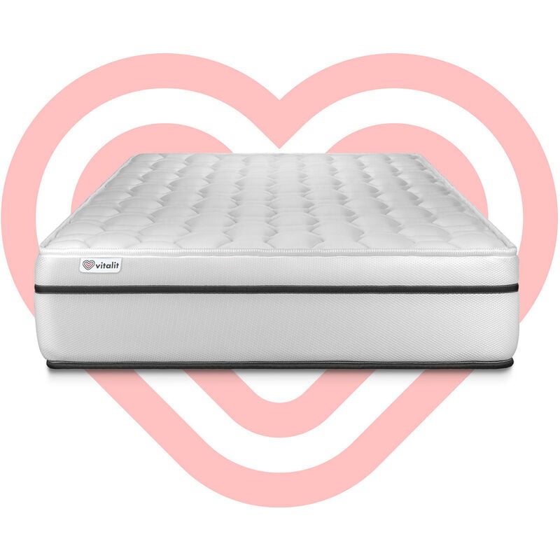 Colchón VITAL SPA 70 x 200 cm, grosor : 24 cm, Espuma viscoelástica, 3 zonas de confort
Colchón VITAL SPA 70 x 200 cm, grosor : 24 cm, Espuma viscoelástica, 3 zonas de confort