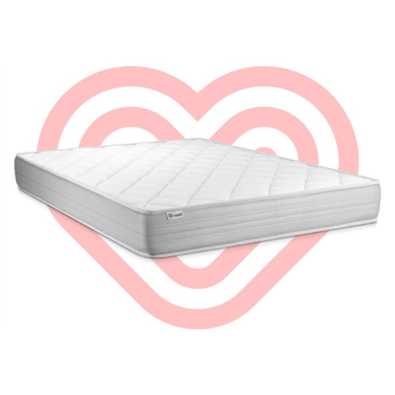 Colchón VITALMEMO 200 x 200 cm, grosor : 20 cm, Espuma viscoelástica, 3 zonas de confort
Colchón VITALMEMO 200 x 200 cm, grosor : 20 cm, Espuma viscoelástica, 3 zonas de confort
