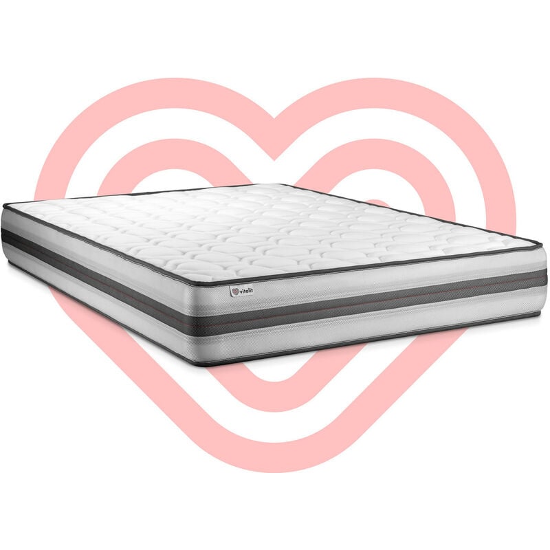 Colchón VITALPOWER RECOVER 180 x 200 cm, grosor : 26 cm, Espuma viscoelástica, 5 zonas de confort
Colchón VITALPOWER RECOVER 180 x 200 cm, grosor : 26 cm, Espuma viscoelástica, 5 zonas de confort
