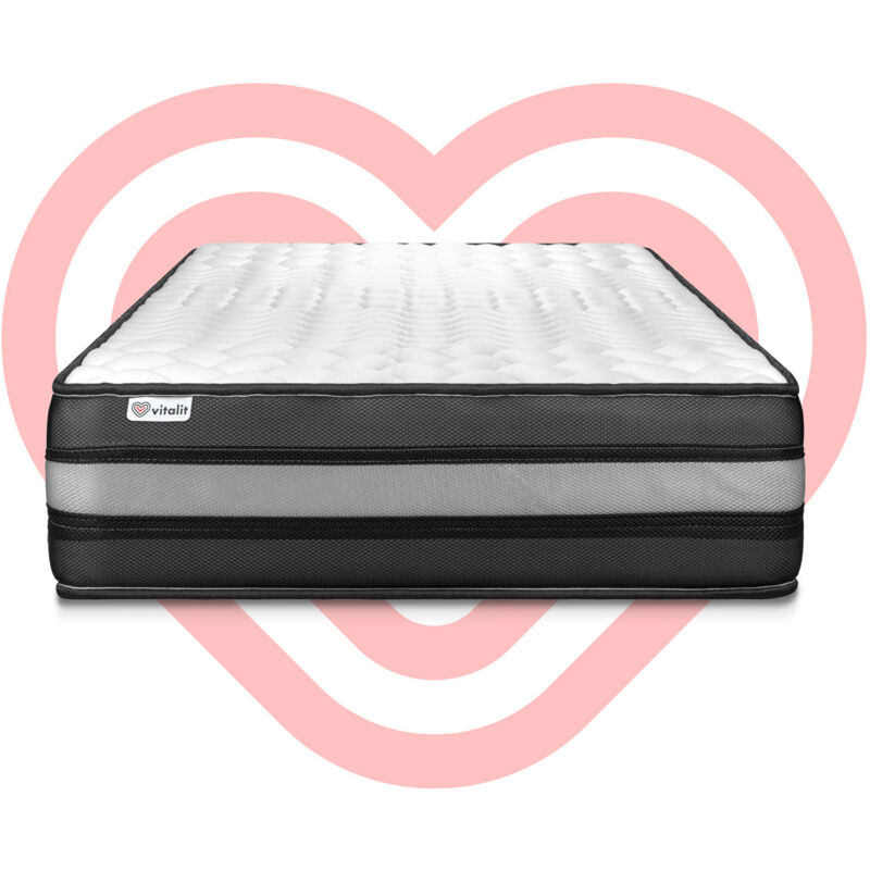 Colchón VITALPOWER ZEN 80 x 190 cm, grosor : 23 cm, Espuma viscoelástica, 5 zonas de confort
Colchón VITALPOWER ZEN 80 x 190 cm, grosor : 23 cm, Espuma viscoelástica, 5 zonas de confort