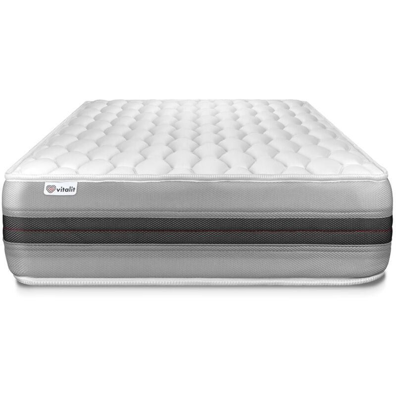 Colchón VITALSPRING RECOVER 100 x 220 cm, grosor : 28 cm, Muelles ensacados y espuma , 7 zonas de confort
Colchón VITALSPRING RECOVER 100 x 220 cm, grosor : 28 cm, Muelles ensacados y espuma , 7 zonas de confort