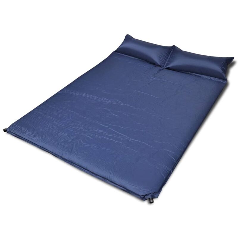Colchoneta Colchón Cama Auto-Hinchable Camping Doblel Azul 190x130x5 cm - Azul - Vidaxl
Colchoneta Colchón Cama Auto-Hinchable Camping Doblel Azul 190x130x5 cm - Azul - Vidaxl