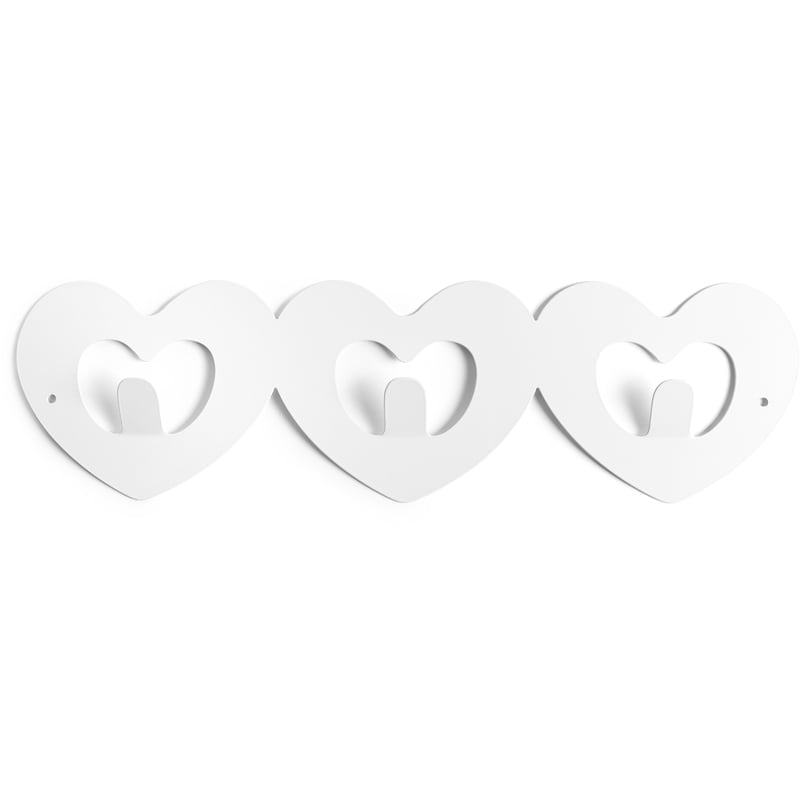 REI - Perchero Pared con 3 Colgadores | Estilo Decorativo | Fabricado en Hierro | Acabado en Blanco Mate | Gran Capacidad de Carga | Medidas
REI - Perchero Pared con 3 Colgadores | Estilo Decorativo | Fabricado en Hierro | Acabado en Blanco Mate | Gran Capacidad de Carga | Medidas