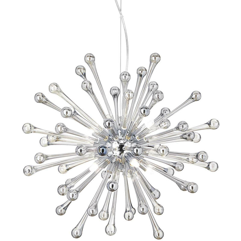 Ideal Lux Pauline - Lámpara colgante de techo esférica mediana de 8 luces gris, ahumado, G9
Ideal Lux Pauline - Lámpara colgante de techo esférica mediana de 8 luces gris, ahumado, G9