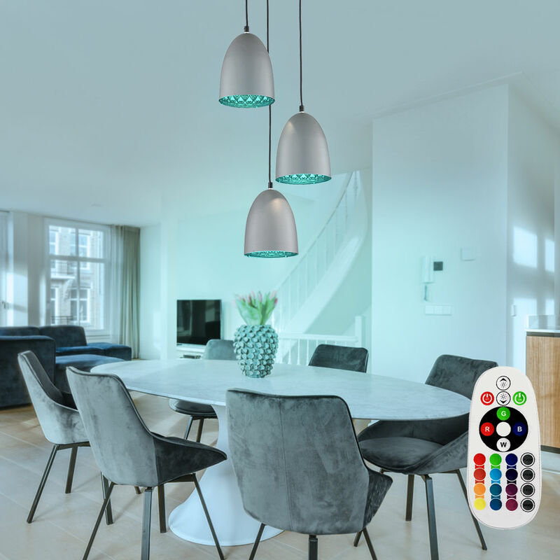 Lámpara colgante dormitorio lámpara colgante dimmer en un juego que incluye bombillas LED RGB
Lámpara colgante dormitorio lámpara colgante dimmer en un juego que incluye bombillas LED RGB