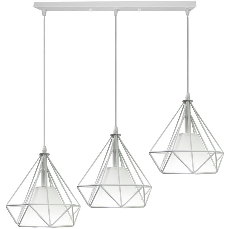 Colgante de Luz Retro Lámparas de Colgar Vintage 3 Portalámparas Lámpara de Techo Industrial E27 20CM Lámparas de Colgar de Jaula de Metal Forma de
Colgante de Luz Retro Lámparas de Colgar Vintage 3 Portalámparas Lámpara de Techo Industrial E27 20CM Lámparas de Colgar de Jaula de Metal Forma de