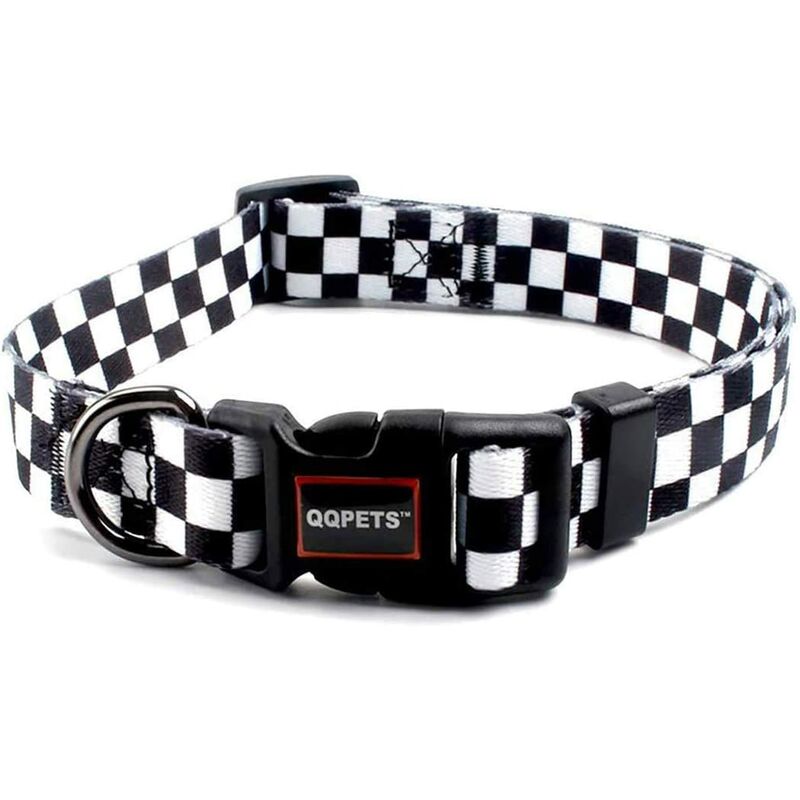 Collar de adiestramiento ajustable, robusto y duradero para perros pequeños (blanco y negro), talla S
Collar de adiestramiento ajustable, robusto y duradero para perros pequeños (blanco y negro), talla S