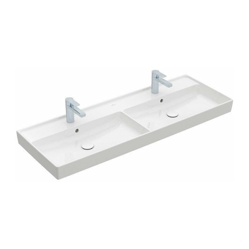 Villeroy&boch - Collaro, Planos dobles, 1300 x 470 mm, Rectangular, Diseño registrado, para dos grifos de 3 orificios, orificios centrales
Villeroy&boch - Collaro, Planos dobles, 1300 x 470 mm, Rectangular, Diseño registrado, para dos grifos de 3 orificios, orificios centrales