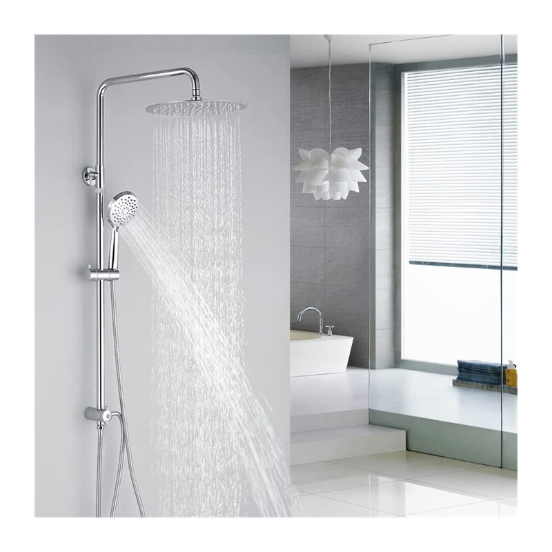 Columna de ducha con 3 funciones, sistema de ducha con alcachofa superior y alcachofa de mano, chorros de masaje, juego de ducha sin grifo para baño
Columna de ducha con 3 funciones, sistema de ducha con alcachofa superior y alcachofa de mano, chorros de masaje, juego de ducha sin grifo para baño