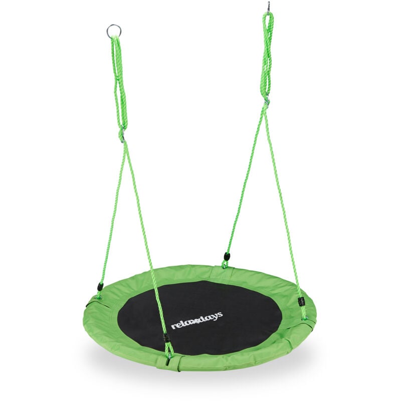 Columpio Jardín Nido de Altura Ajustable para Niños y Adultos, Hasta 100 kg, Verde, ø 90 cm
Columpio Jardín Nido de Altura Ajustable para Niños y Adultos, Hasta 100 kg, Verde, ø 90 cm