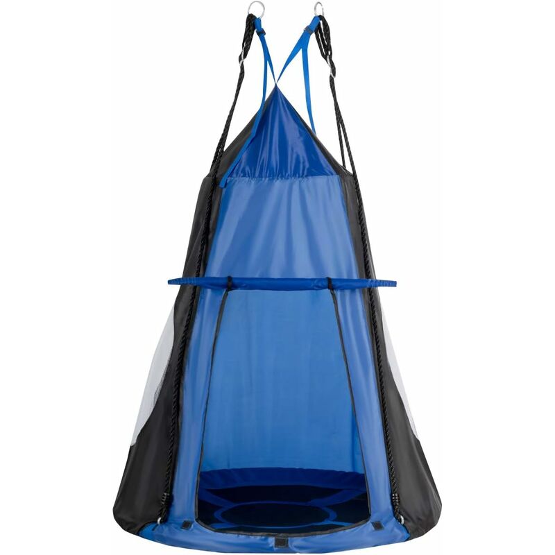 Columpio Nido con Tienda de Ø 100cm Columpio para Niño Altura Ajustable Carga hasta 150 kg para Jardín Interior Exterior (Azul)
Columpio Nido con Tienda de Ø 100cm Columpio para Niño Altura Ajustable Carga hasta 150 kg para Jardín Interior Exterior (Azul)