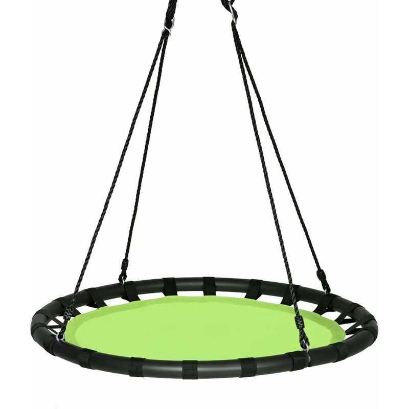 Columpio Nido de Ø100cm Columpio Redondo 100-160cm Cuerda Ajustable Carga hasta 150kg para Interior y Exterior Jardín Parque Verde
Columpio Nido de Ø100cm Columpio Redondo 100-160cm Cuerda Ajustable Carga hasta 150kg para Interior y Exterior Jardín Parque Verde