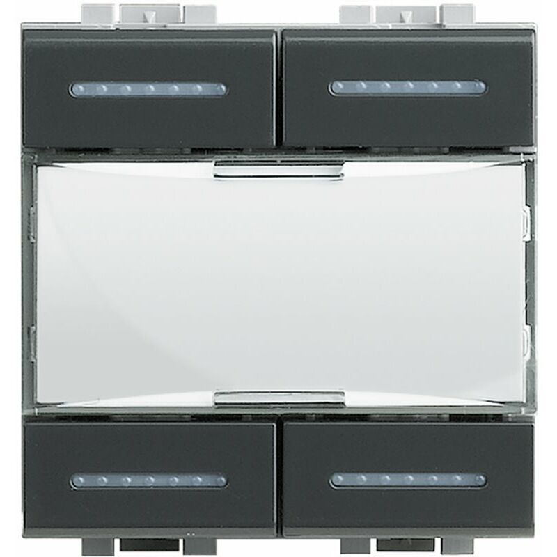 Comando 4 escenas Bticino Livinglight L4680 para instalaciones MyHOME_UP Antracita
Comando 4 escenas Bticino Livinglight L4680 para instalaciones MyHOME_UP Antracita