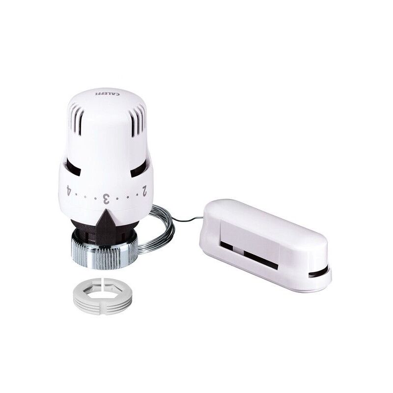 Control termostático para válvulas de radiador con sensor remoto 201000 | Blanco - Caleffi
Control termostático para válvulas de radiador con sensor remoto 201000 | Blanco - Caleffi
