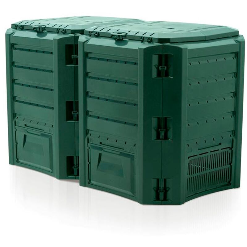 Compostador 800 L Compogreen Module de plástico en color Verde, 82,6 (alto) x 135 (ancho) x 71,9 (profundo) cms - Prosperplast
Compostador 800 L Compogreen Module de plástico en color Verde, 82,6 (alto) x 135 (ancho) x 71,9 (profundo) cms - Prosperplast