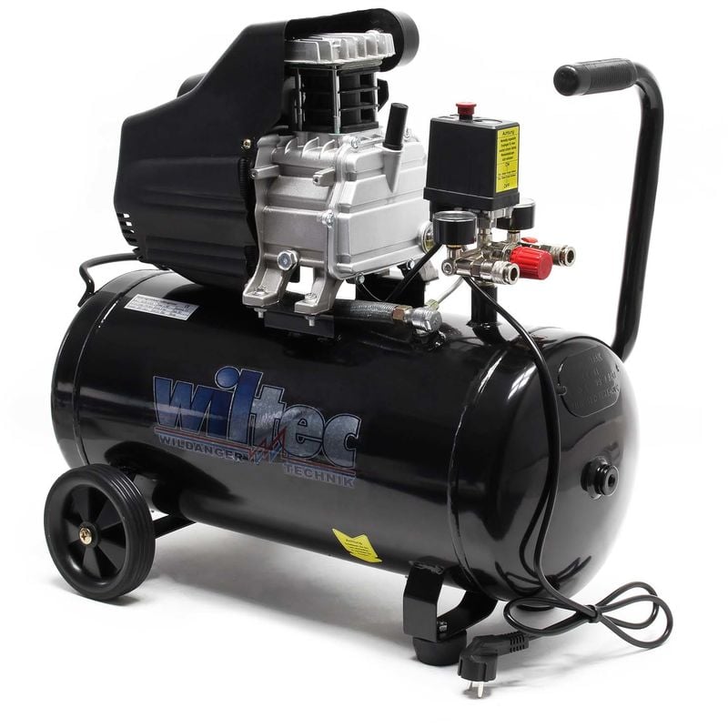 Wiltec - Compresor aire con tanque 50L 2CV 1500W Compresor de taller Trabajos aire comprimido
Wiltec - Compresor aire con tanque 50L 2CV 1500W Compresor de taller Trabajos aire comprimido
