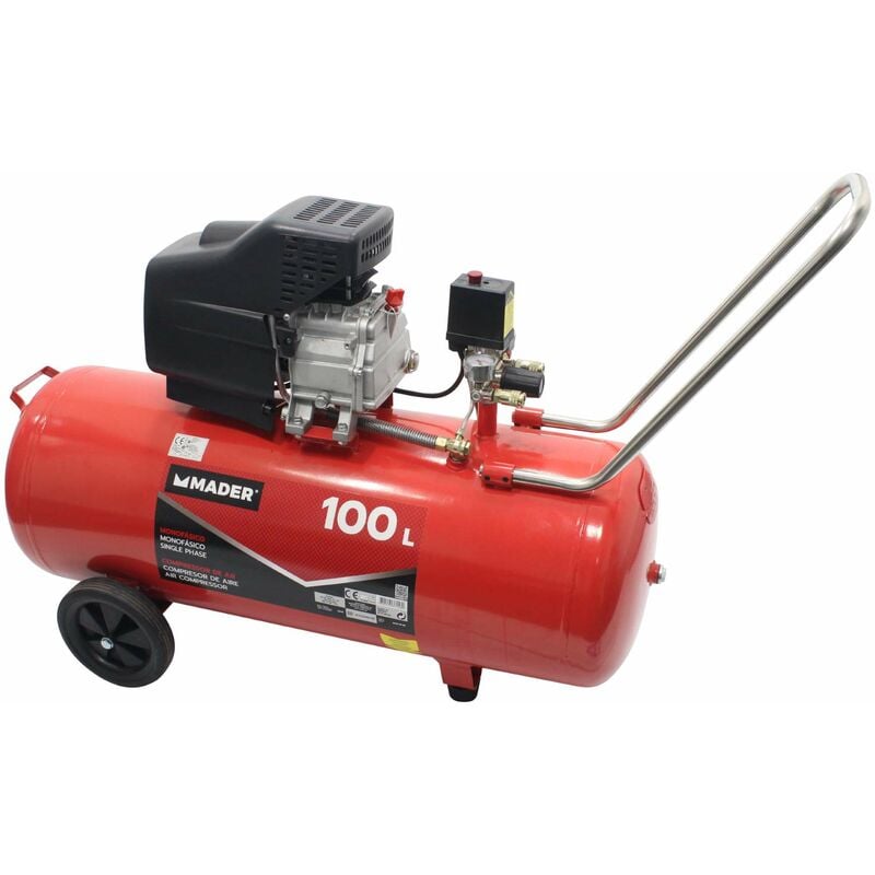Maderâ ® - Compresor de Aire, sin Correa, Monobloco, 2.0HP, 100L - MADER® | Power Tools
Maderâ ® - Compresor de Aire, sin Correa, Monobloco, 2.0HP, 100L - MADER® | Power Tools
